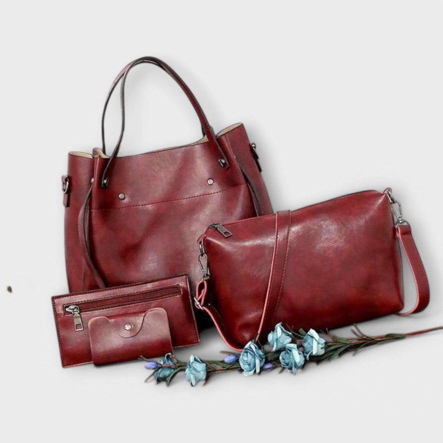 Juna | Set de Bolsos Vintage de 4 Piezas