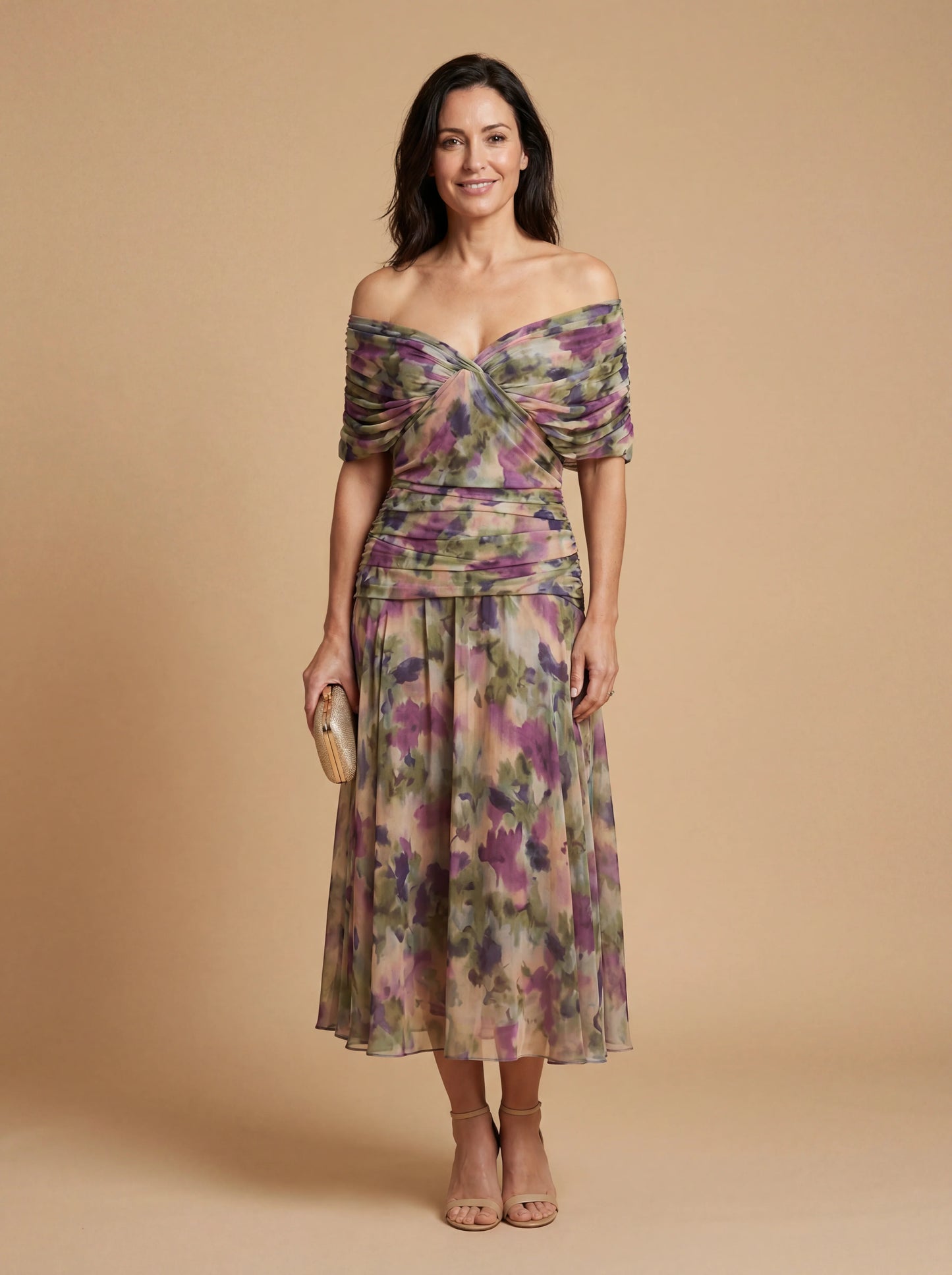 Vestido de escote en V de Sophie