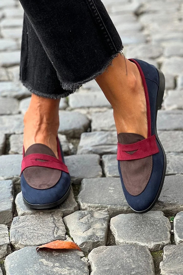 Iris | Mocasines de Color Bloque