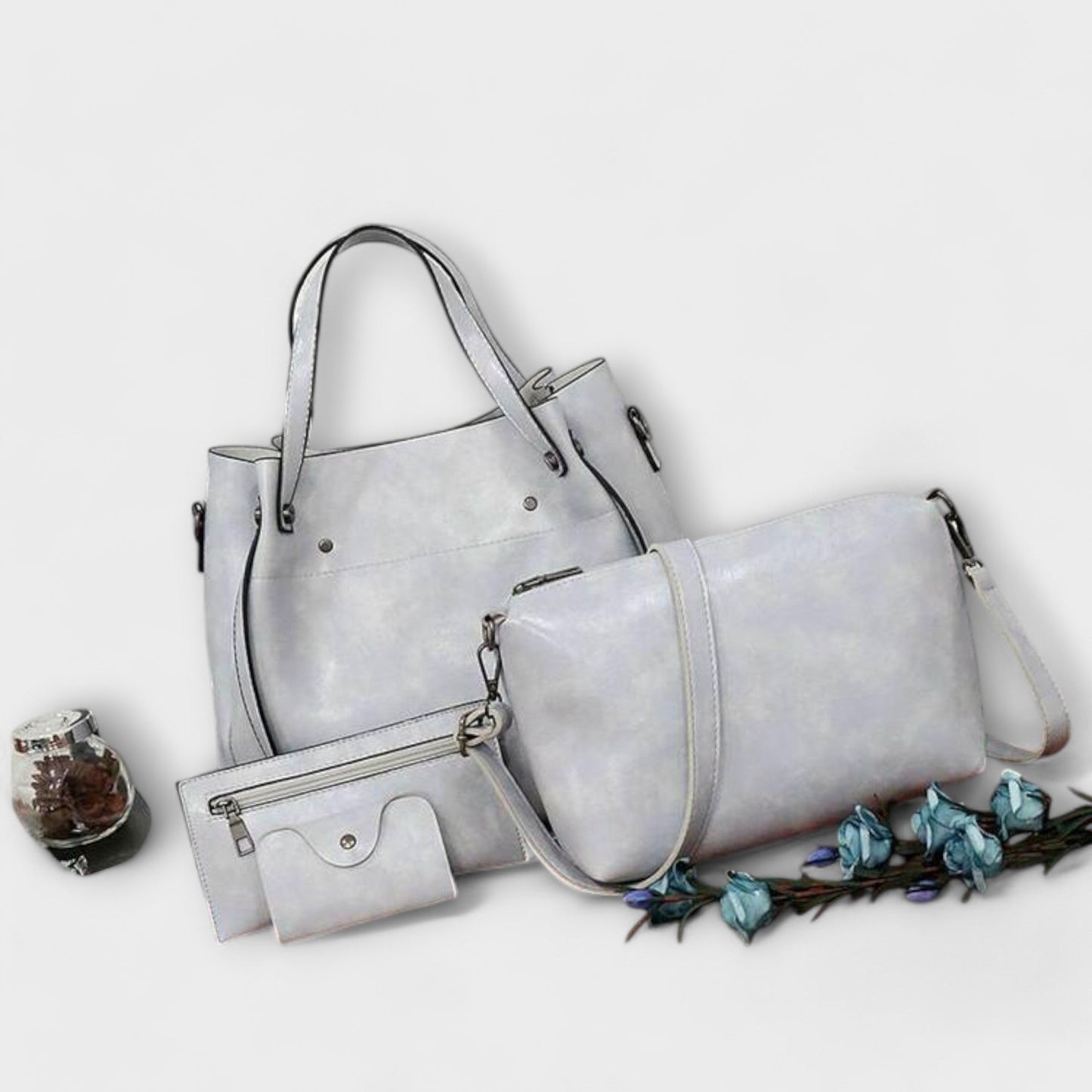 Juna | Set de Bolsos Vintage de 4 Piezas