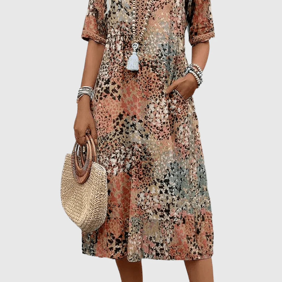 Marina - Vestido Midi Elegante Verano