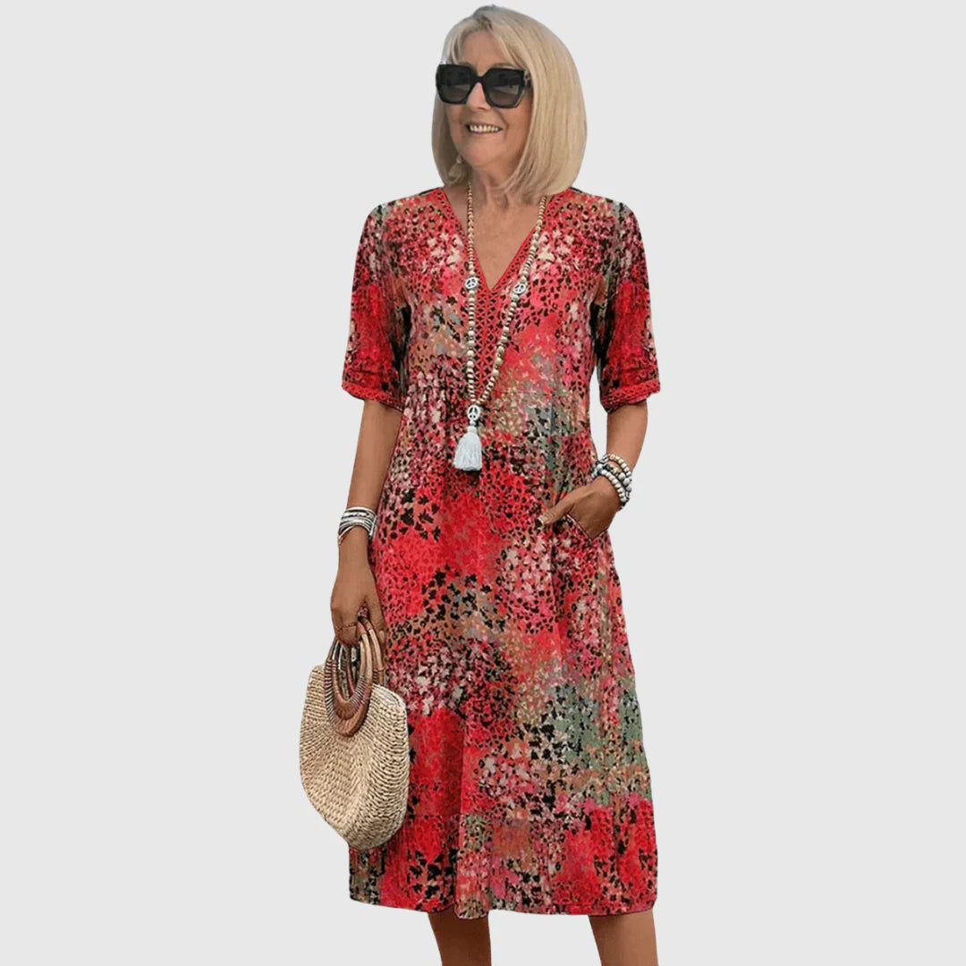 Marina - Vestido Midi Elegante Verano