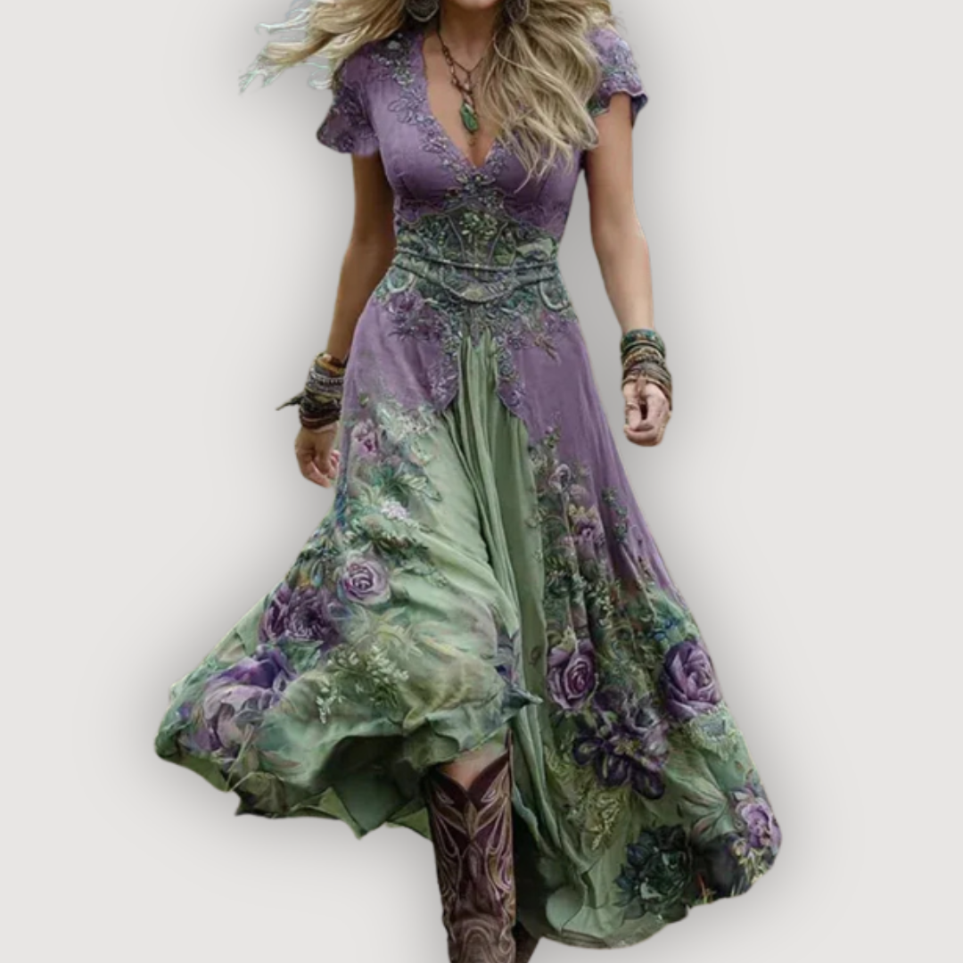 ALINA – VESTIDO MAXI BOHO