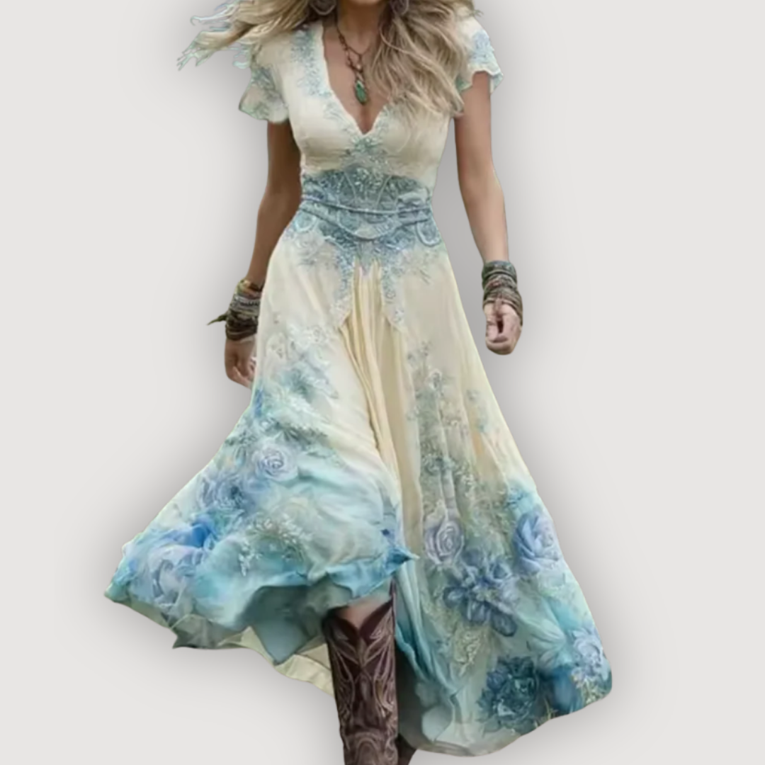 ALINA – VESTIDO MAXI BOHO