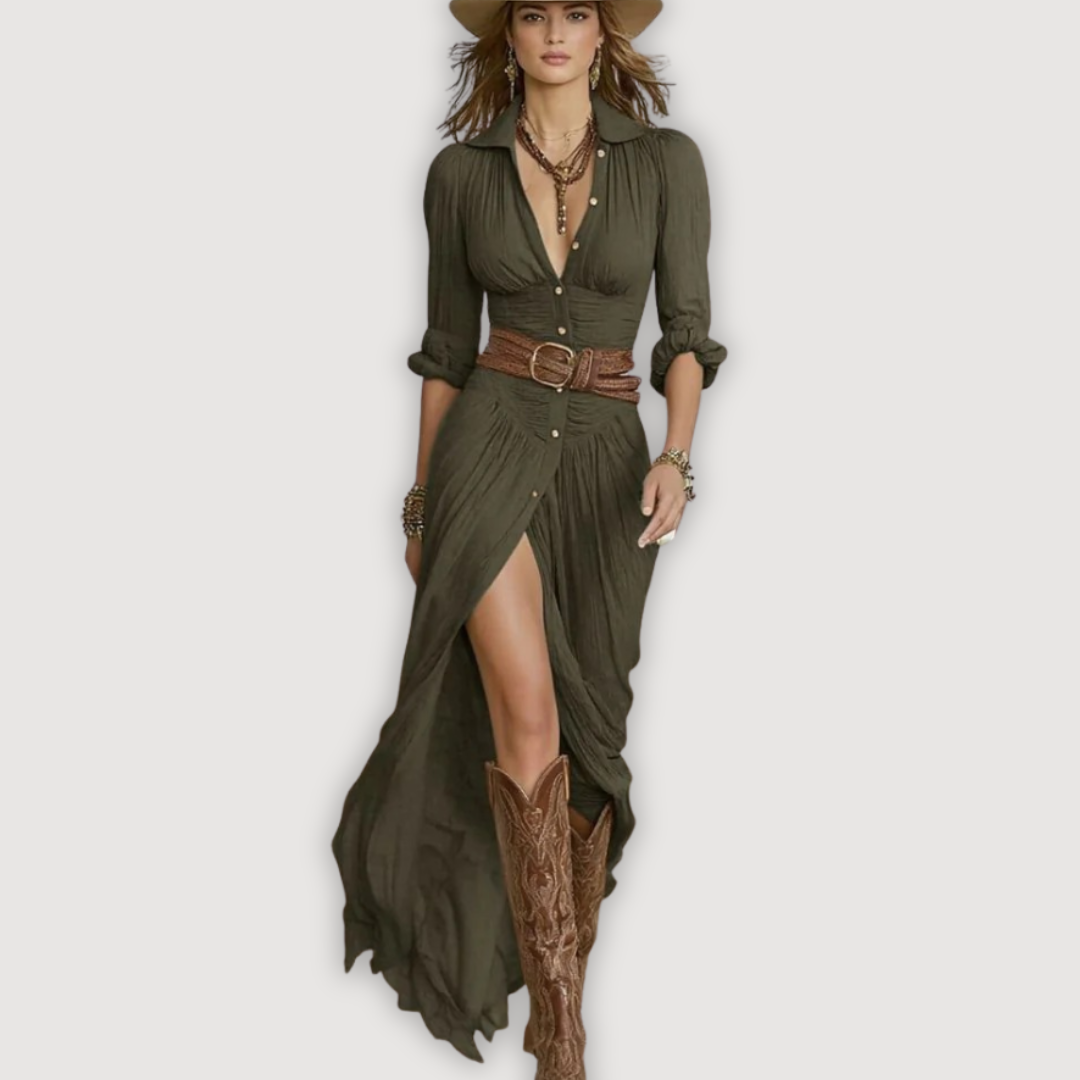 IDA – VESTIDO BOHO MAXI