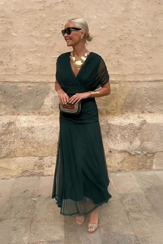 Louise™ | Vestido Maxi de Gala con Escote en V