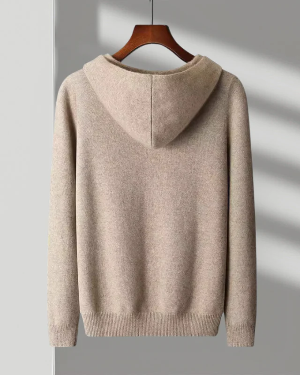 Sudadera con capucha de lana merina Nova