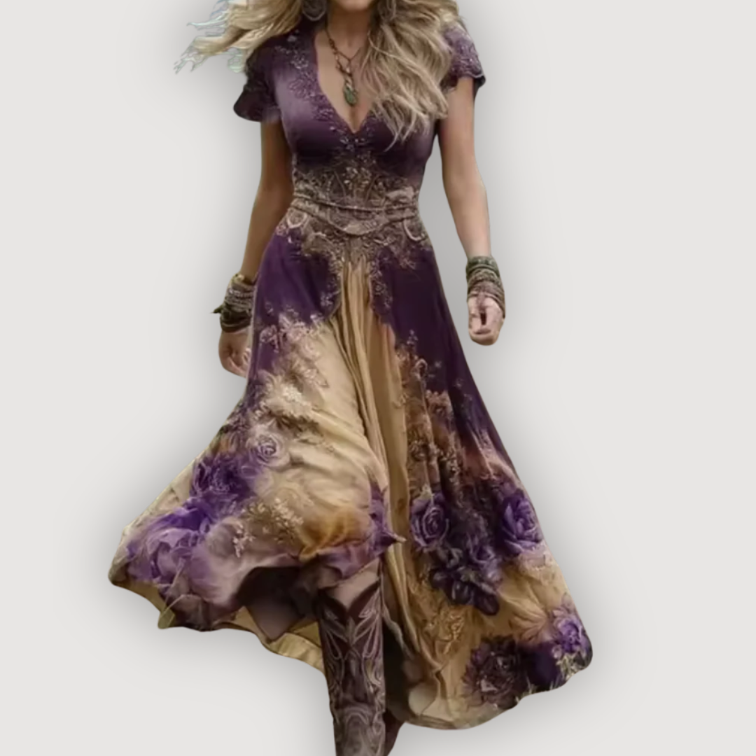 ALINA – VESTIDO MAXI BOHO