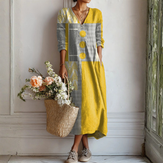 Emma™ - Vestido de Lino Casual