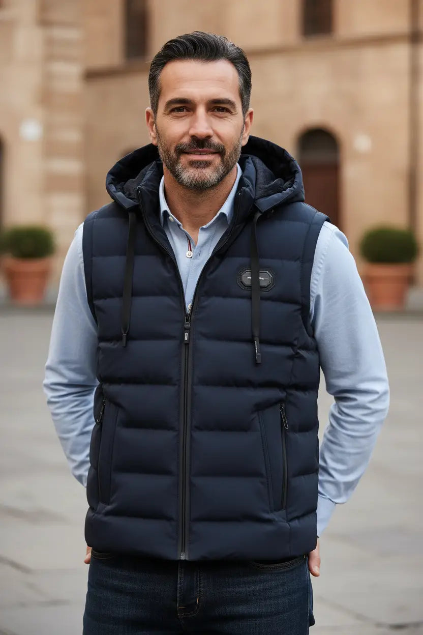 Chaleco con capucha Giovanni