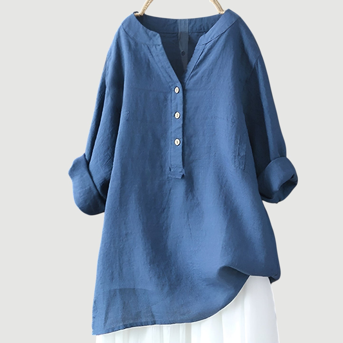Marlowe Jade™ | Breezy Button-Up Shirt