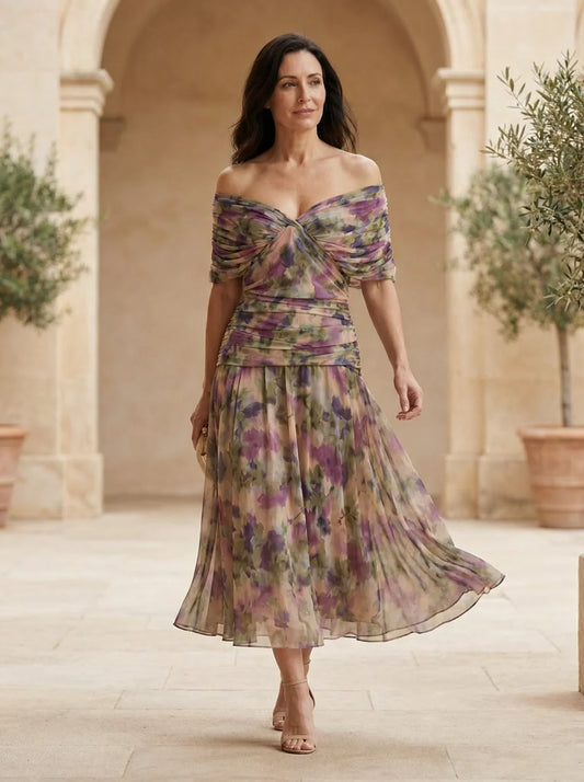 Vestido de escote en V de Sophie