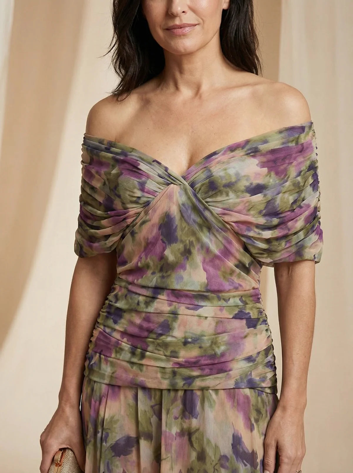 Vestido de escote en V de Sophie