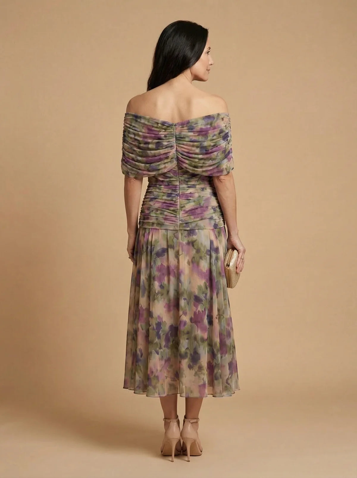 Vestido de escote en V de Sophie